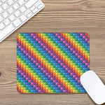 Colorful Plastic Building Blocks Print Mouse Pad