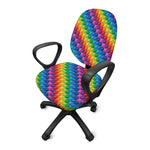 Colorful Plastic Building Blocks Print Office Chair Cover