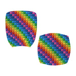 Colorful Plastic Building Blocks Print Office Chair Cover