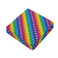 Colorful Plastic Building Blocks Print Outdoor Seat Cushion Cover