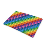 Colorful Plastic Building Blocks Print Pet Cooling Mat Cover