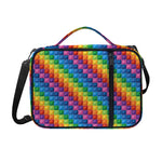 Colorful Plastic Building Blocks Print Shoulder Strap Bible Bag