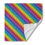 Colorful Plastic Building Blocks Print Silk Bandana