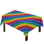 Colorful Plastic Building Blocks Print Tablecloth