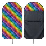 Colorful Plastic Building Blocks Print Waterproof Car Seat Cover