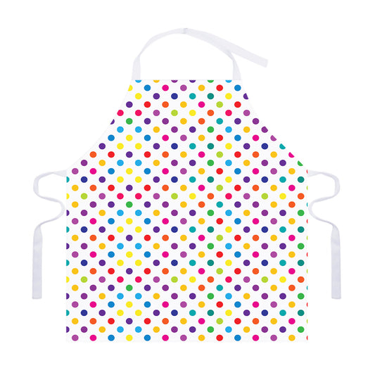 Colorful Polka Dot Pattern Print Adjustable Apron