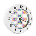 Colorful Polka Dot Pattern Print Alarm Clock