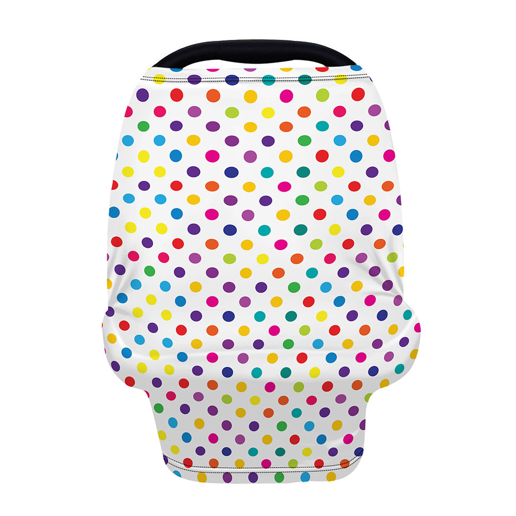 Colorful Polka Dot Pattern Print Baby Seat Cover