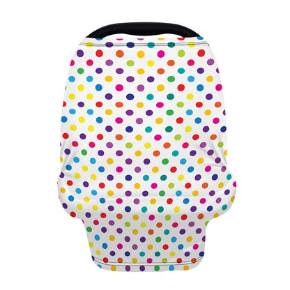 Colorful Polka Dot Pattern Print Baby Seat Cover