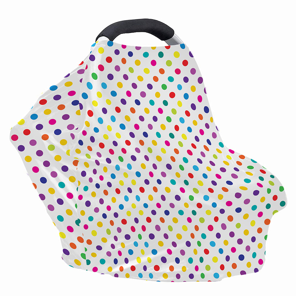 Colorful Polka Dot Pattern Print Baby Seat Cover