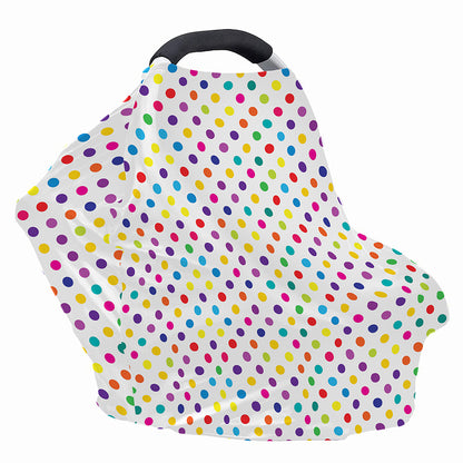 Colorful Polka Dot Pattern Print Baby Seat Cover