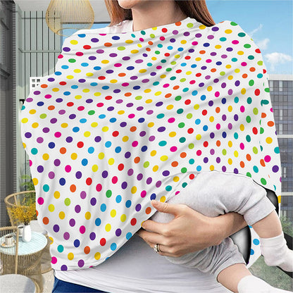 Colorful Polka Dot Pattern Print Baby Seat Cover