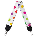 Colorful Polka Dot Pattern Print Bag Strap