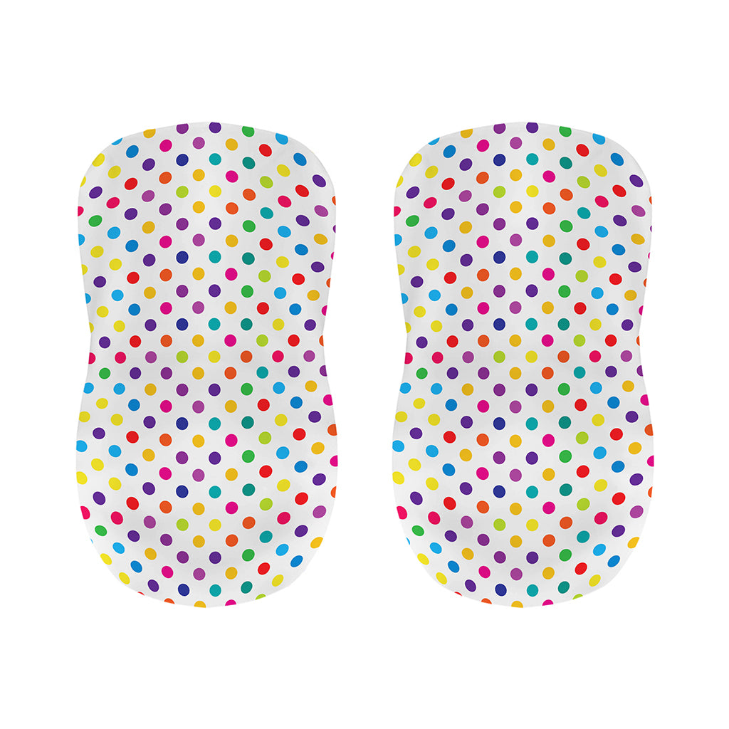Colorful Polka Dot Pattern Print Bar Stool Covers