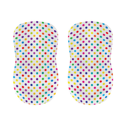 Colorful Polka Dot Pattern Print Bar Stool Covers