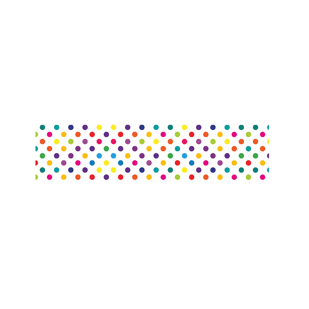 Colorful Polka Dot Pattern Print Bed Runner
