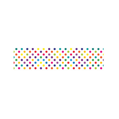 Colorful Polka Dot Pattern Print Bed Runner