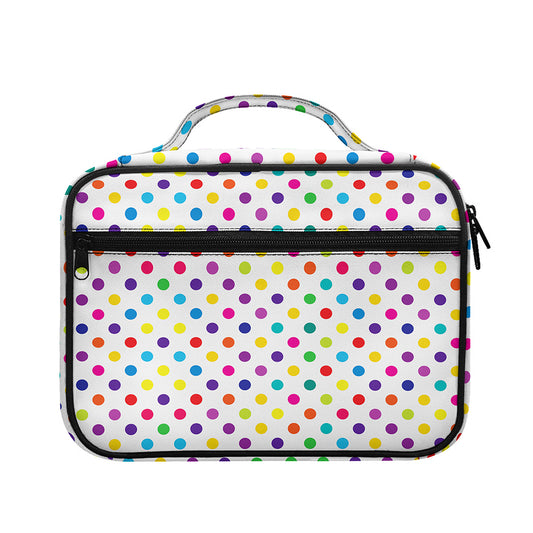 Colorful Polka Dot Pattern Print Briefcase Bible Bag