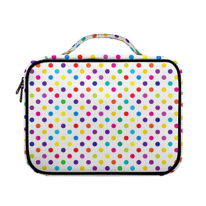 Colorful Polka Dot Pattern Print Briefcase Bible Bag