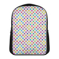 Colorful Polka Dot Pattern Print Casual Backpack