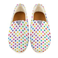 Colorful Polka Dot Pattern Print Casual Shoes