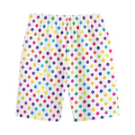 Colorful Polka Dot Pattern Print Cotton Shorts