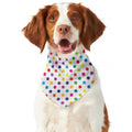 Colorful Polka Dot Pattern Print Dog Bandana