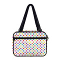Colorful Polka Dot Pattern Print Double Strap Bible Bag