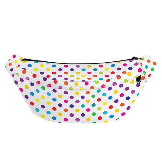 Colorful Polka Dot Pattern Print Fanny Pack