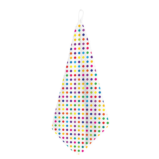 Colorful Polka Dot Pattern Print Hand Towel