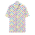 Colorful Polka Dot Pattern Print Hawaiian Shirt