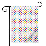 Colorful Polka Dot Pattern Print House Flag