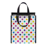 Colorful Polka Dot Pattern Print Insulated Lunch Tote