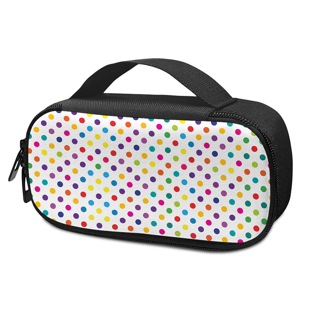 Colorful Polka Dot Pattern Print Insulin Cooler Travel Case