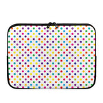 Colorful Polka Dot Pattern Print Laptop Sleeve