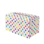 Colorful Polka Dot Pattern Print Leather Tissue Box Cover
