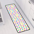 Colorful Polka Dot Pattern Print Long Kitchen Mat