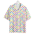 Colorful Polka Dot Pattern Print Rayon Hawaiian Shirt