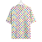 Colorful Polka Dot Pattern Print Rayon Hawaiian Shirt