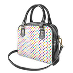 Colorful Polka Dot Pattern Print Shoulder Handbag