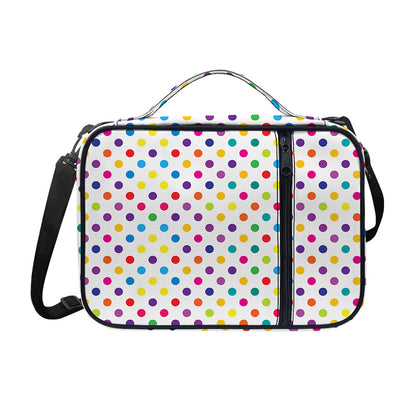 Colorful Polka Dot Pattern Print Shoulder Strap Bible Bag