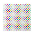 Colorful Polka Dot Pattern Print Silk Bandana