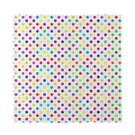 Colorful Polka Dot Pattern Print Silk Bandana