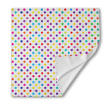 Colorful Polka Dot Pattern Print Silk Bandana
