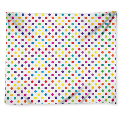Colorful Polka Dot Pattern Print Tapestry