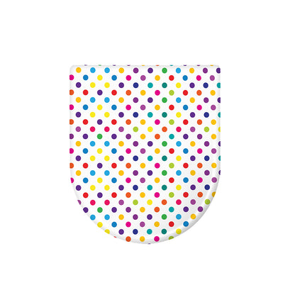 Colorful Polka Dot Pattern Print Toilet Lid Cover