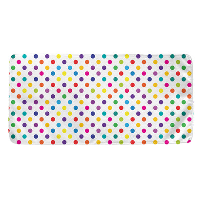 Colorful Polka Dot Pattern Print Towel