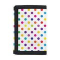 Colorful Polka Dot Pattern Print Trifold Wallet