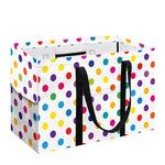 Colorful Polka Dot Pattern Print Utility Tote Bag