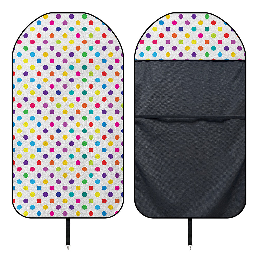Colorful Polka Dot Pattern Print Waterproof Car Seat Cover